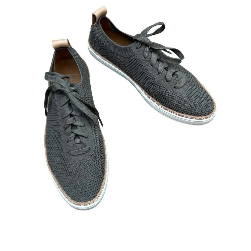 Ugg Sidney Olive Green Sneakers Mesh Lace Up Low top Trainers Size 9